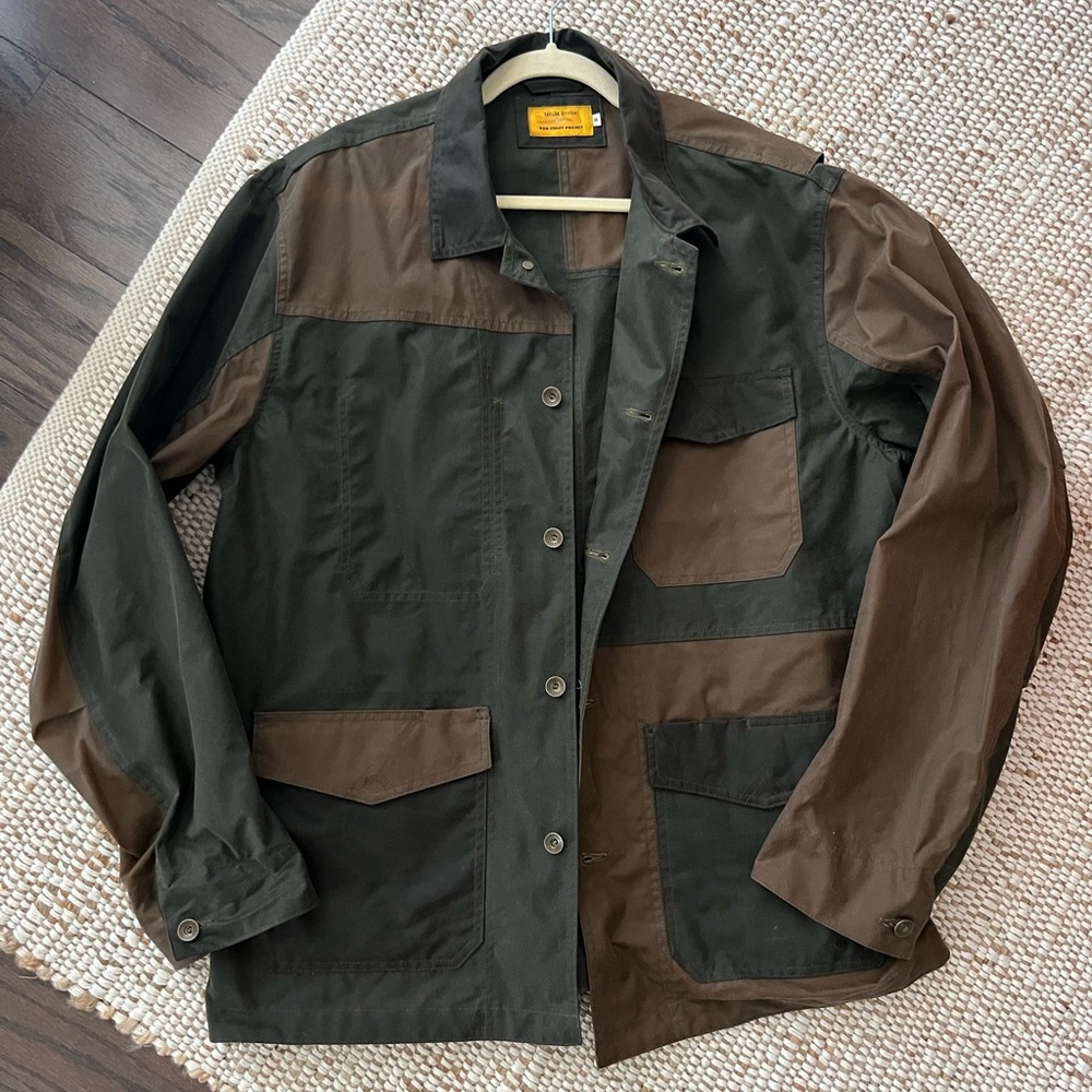 Jacket with Halley Stevensons waxed fabric
